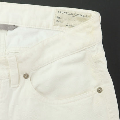 [Used] Brunello Cucinelli Denim Pants Jeans White [Size 46] [WHT] [S/S/A/W] [Condition Rank C] [Men&