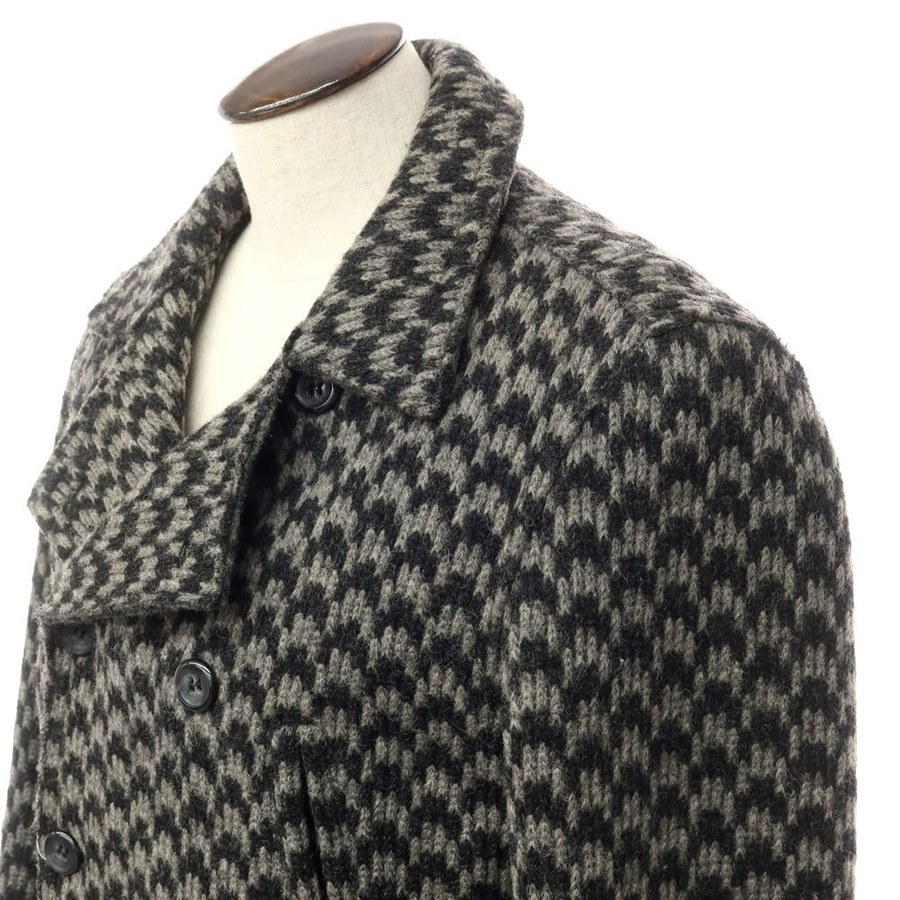 [Used] Dolce &amp;amp; Gabbana Wool Polyester Peacoat Gray x Black [Size 48] [GRY] [A/W] [Condition Rank C] [Men&