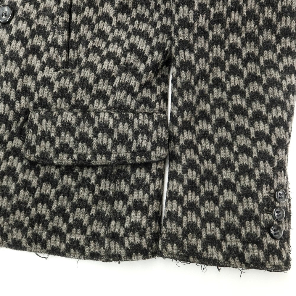 [Used] Dolce &amp;amp; Gabbana Wool Polyester Peacoat Gray x Black [Size 48] [GRY] [A/W] [Condition Rank C] [Men&