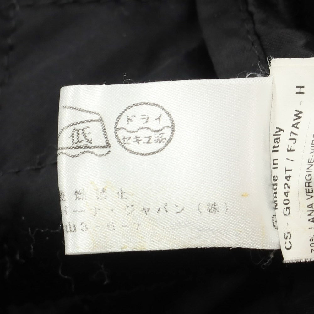 [Used] Dolce &amp;amp; Gabbana Wool Polyester Peacoat Gray x Black [Size 48] [GRY] [A/W] [Condition Rank C] [Men&