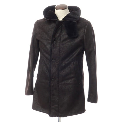 [Used] Armani Collezioni ARMANI COLLEZIONI Polyester inner fleece hooded coat Black [Size 48] [BLK] [A/W] [Condition Rank B] ​​[Men&