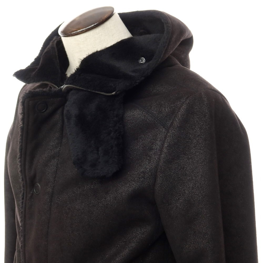 [Used] Armani Collezioni ARMANI COLLEZIONI Polyester inner fleece hooded coat Black [Size 48] [BLK] [A/W] [Condition Rank B] ​​[Men&