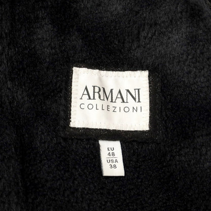 [Used] Armani Collezioni ARMANI COLLEZIONI Polyester inner fleece hooded coat Black [Size 48] [BLK] [A/W] [Condition Rank B] ​​[Men&