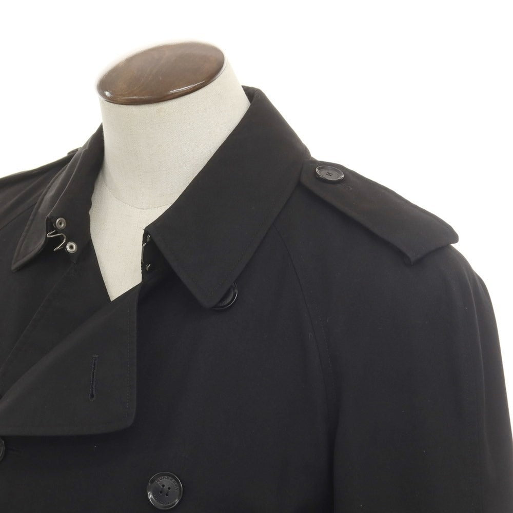 [Used] Burberry British-made polyester cotton trench coat, black [50] [Condition: C] [Men&