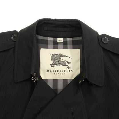 [Used] Burberry British-made polyester cotton trench coat, black [50] [Condition: C] [Men&