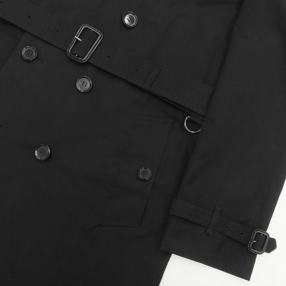 [Used] Burberry British-made polyester cotton trench coat, black [50] [Condition: C] [Men&