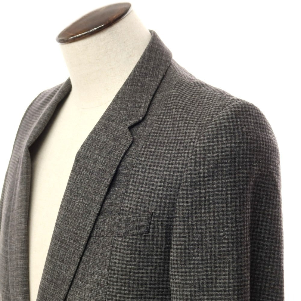 [Used] PS Paul Smith Wool Polyester 1B Casual Jacket Gray x Black [Size L] [GRY] [A/W] [Condition Rank C] [Men&