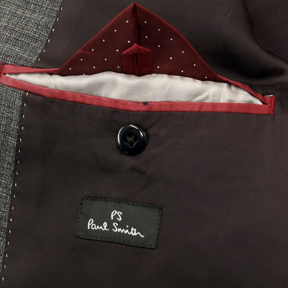 [Used] PS Paul Smith Wool Polyester 1B Casual Jacket Gray x Black [Size L] [GRY] [A/W] [Condition Rank C] [Men&