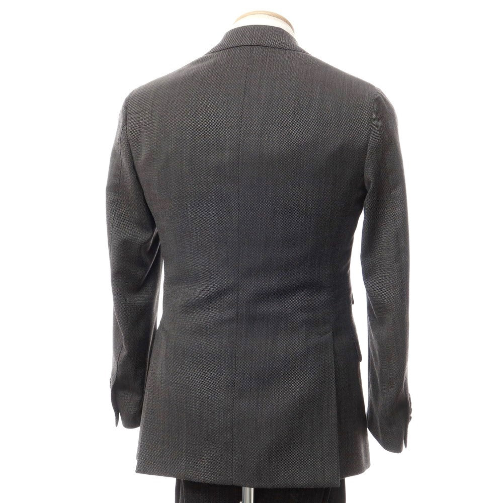 [Used] Gabriele Pasini wool three-piece three-button suit, black x white [42] [Condition Rank C] [Men&