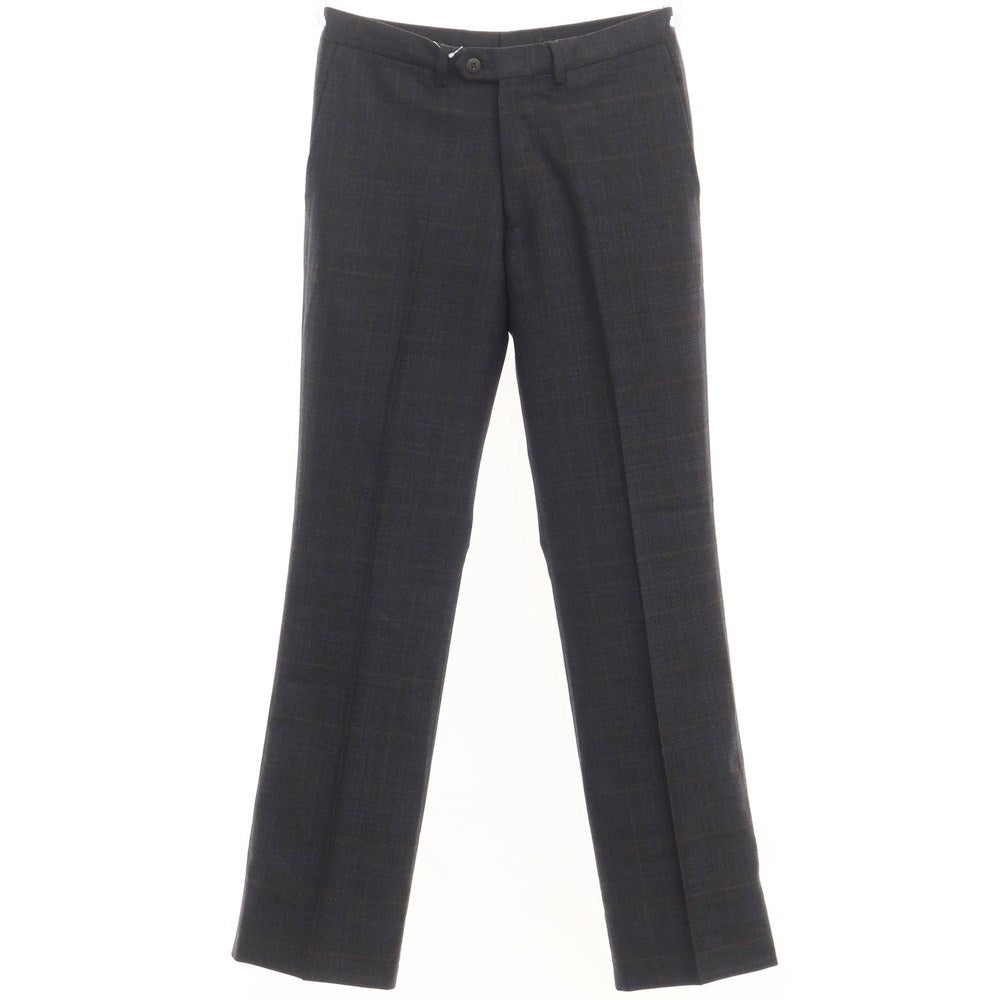 [Used] Marcopescarolo wool check dress slacks pants charcoal gray x brown x blue [size 44] [GRY] [A/W] [Condition rank B] ​​[Men&