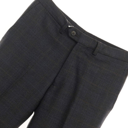 [Used] Marcopescarolo wool check dress slacks pants charcoal gray x brown x blue [size 44] [GRY] [A/W] [Condition rank B] ​​[Men&