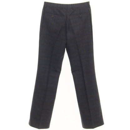 [Used] Marcopescarolo wool check dress slacks pants charcoal gray x brown x blue [size 44] [GRY] [A/W] [Condition rank B] ​​[Men&