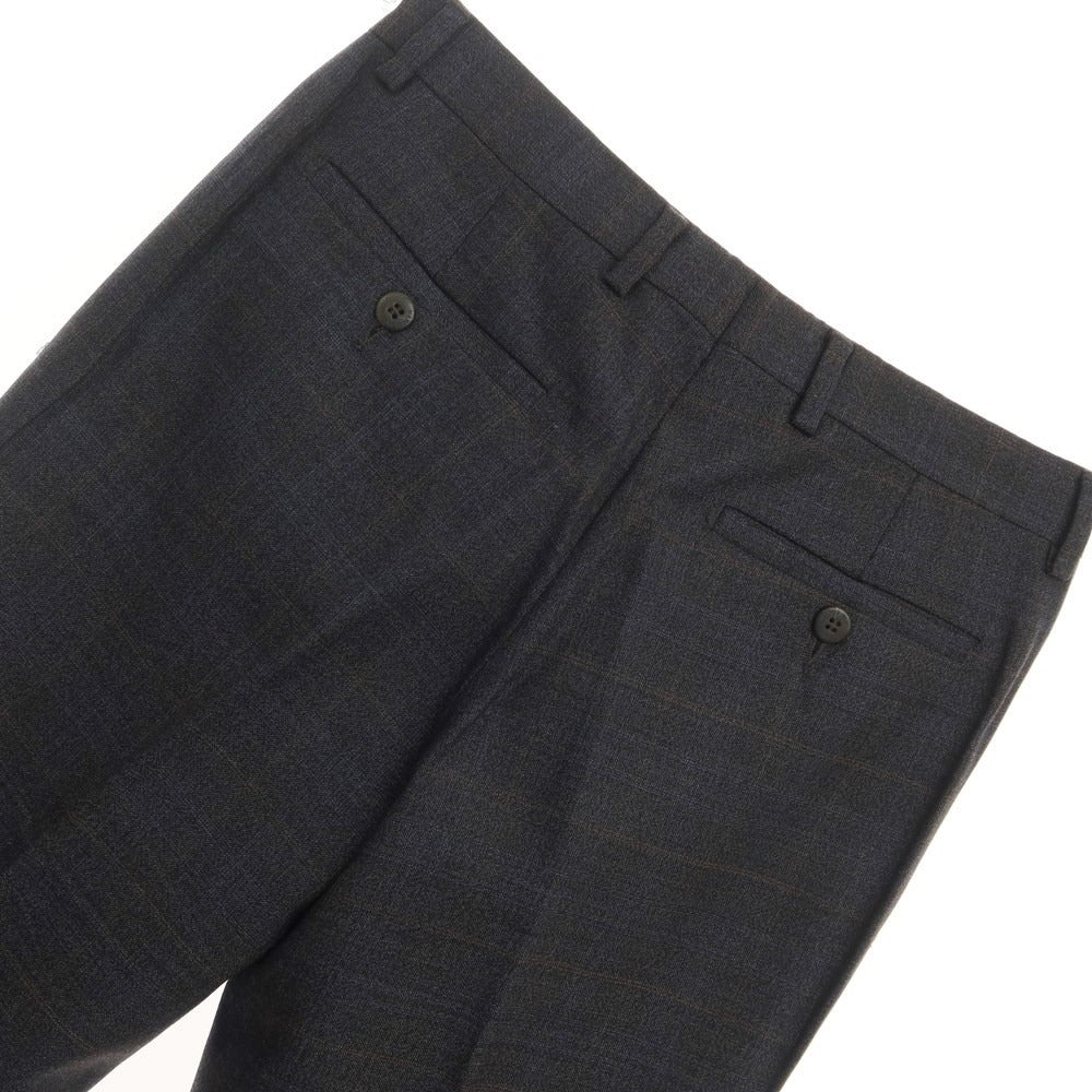 [Used] Marcopescarolo wool check dress slacks pants charcoal gray x brown x blue [size 44] [GRY] [A/W] [Condition rank B] ​​[Men&