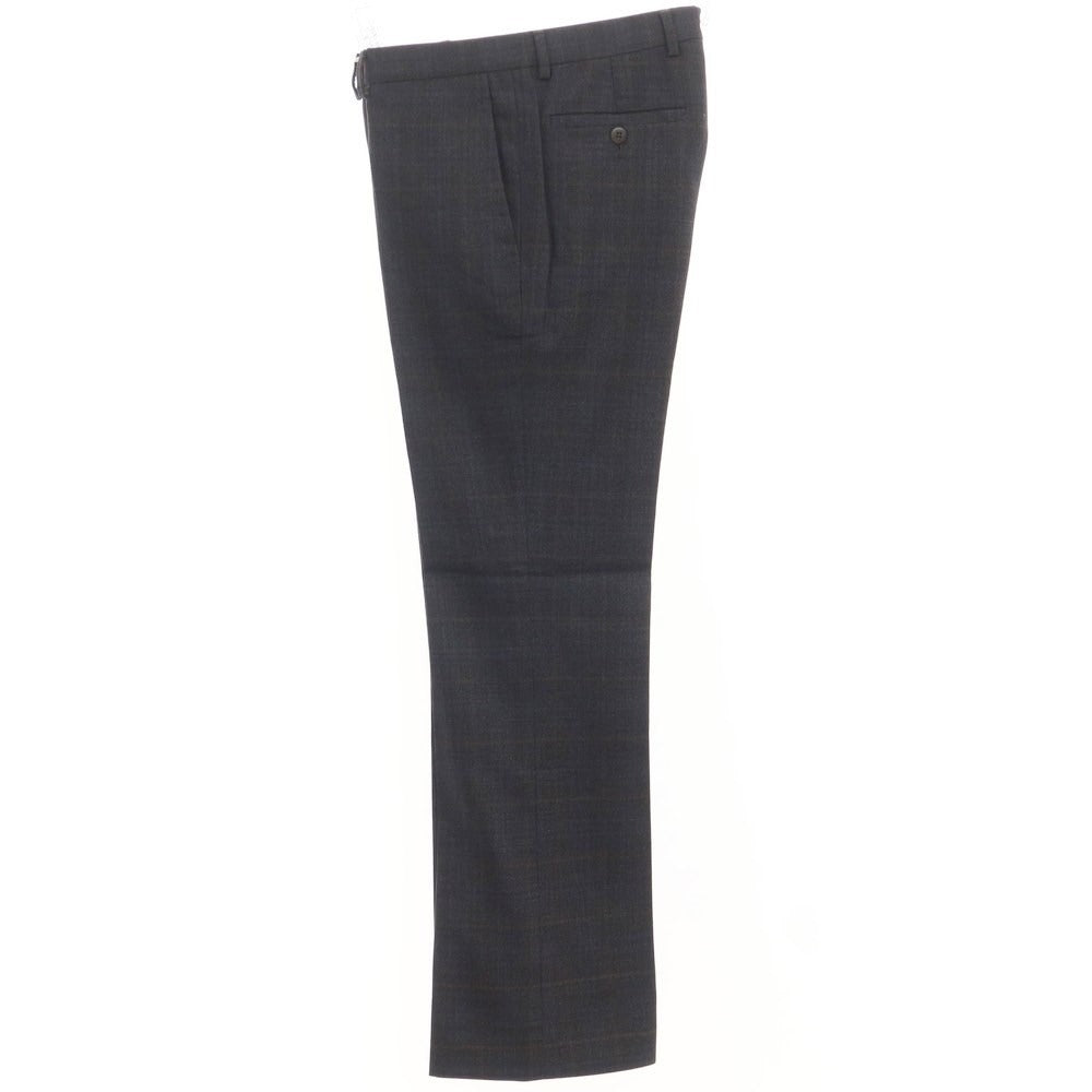 [Used] Marcopescarolo wool check dress slacks pants charcoal gray x brown x blue [size 44] [GRY] [A/W] [Condition rank B] ​​[Men&