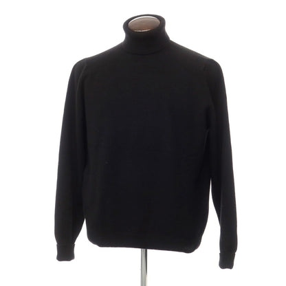 [Used] Dunhill Wool Turtleneck Pullover Knit Black [Size L] [BLK] [A/W] [Condition Rank B] ​​[Men&