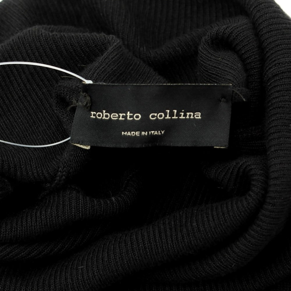 [Used] Roberto Collina Rayon Cashmere Turtleneck Knit Black [Size 50] [BLK] [S/S] [Condition Rank C] [Men&