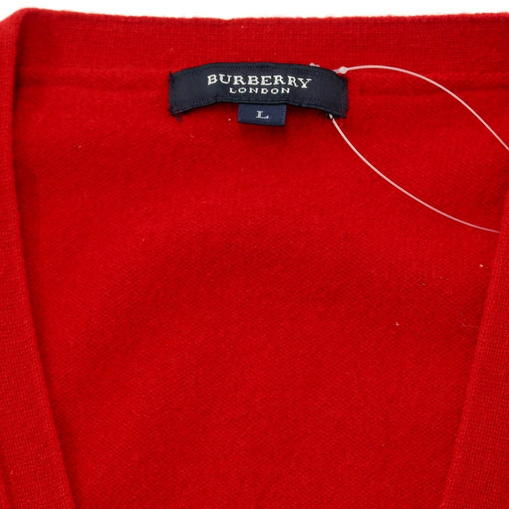 【中古】バーバリーロンドン BURBERRY LONDON ウール ニットベスト レッド【サイズL】【RED】【A/W】【状態ランクB】【メンズ】【768877】
[EPD]