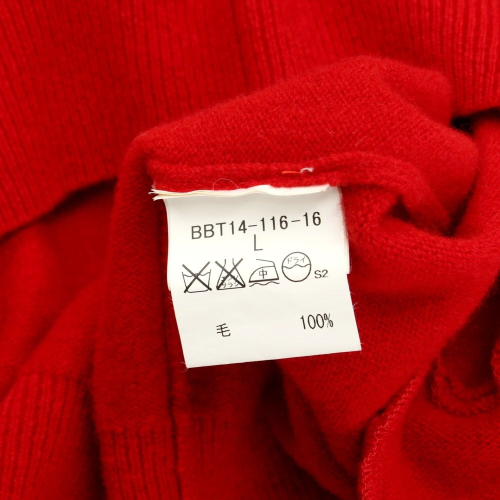 [Used] Burberry London Wool Knit Vest Red [Size L] [RED] [A/W] [Condition Rank B] ​​[Men&