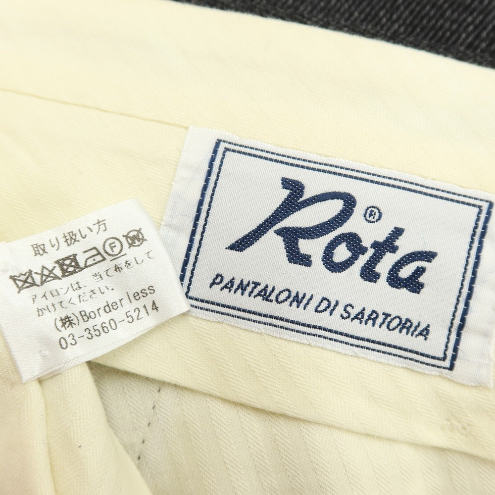 [Used] ROTA Wool Dress Slacks Pants Dark Gray [Size 50] [GRY] [S/S/A/W] [Condition Rank A] [Men&