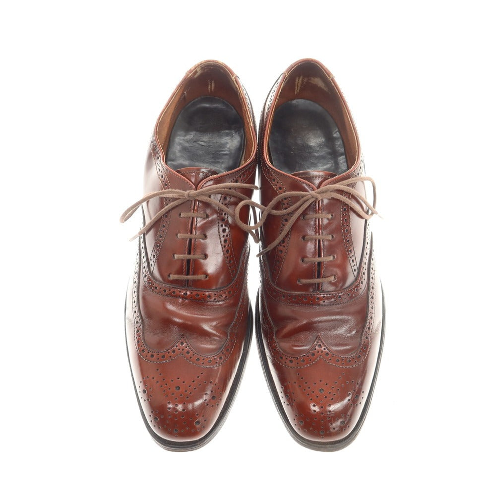 【中古】ステットソン（シューズ） THE STETSON SHOE COMPANY レザー ウイングチップ ドレスシューズ ブラウン【サイズ11D】【BRW】【S/S/A/W】【状態ランクC】【メンズ】【768771】
[EPD]