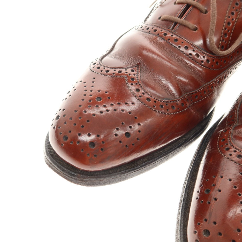 [Used] Stetson (Shoes) THE STETSON SHOE COMPANY Leather Wingtip Dress Shoes Brown [Size 11D] [BRW] [S/S/A/W] [Condition Rank C] [Men&