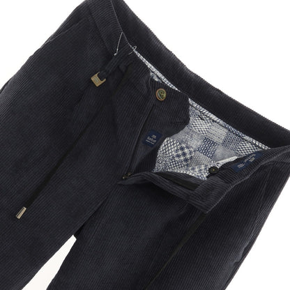 [Used] Barbati Polyester Nylon Corduroy Slacks Pants Navy [Size 46] [NVY] [A/W] [Condition Rank B] ​​[Men&