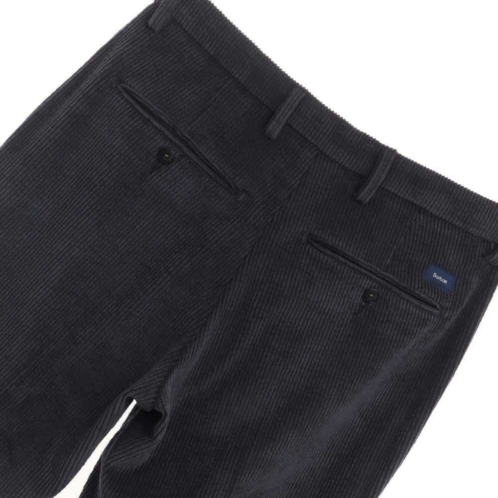 [Used] Barbati Polyester Nylon Corduroy Slacks Pants Navy [Size 46] [NVY] [A/W] [Condition Rank B] ​​[Men&