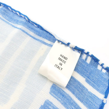 [Used] AD&amp;amp;C 1956 Silk Linen Pocket Square Blue x White [BLU] [S/S/A/W] [Condition Rank B] ​​[Men&