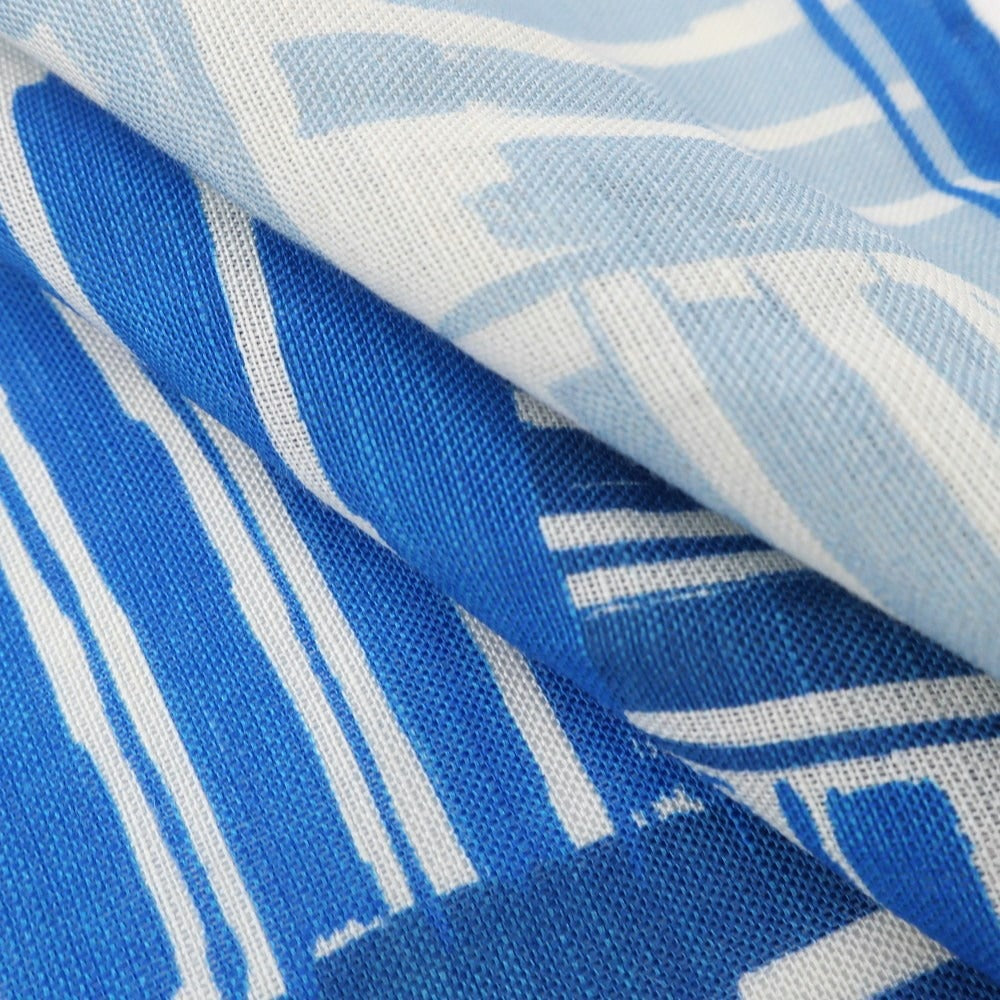 [Used] AD&amp;amp;C 1956 Silk Linen Pocket Square Blue x White [BLU] [S/S/A/W] [Condition Rank B] ​​[Men&