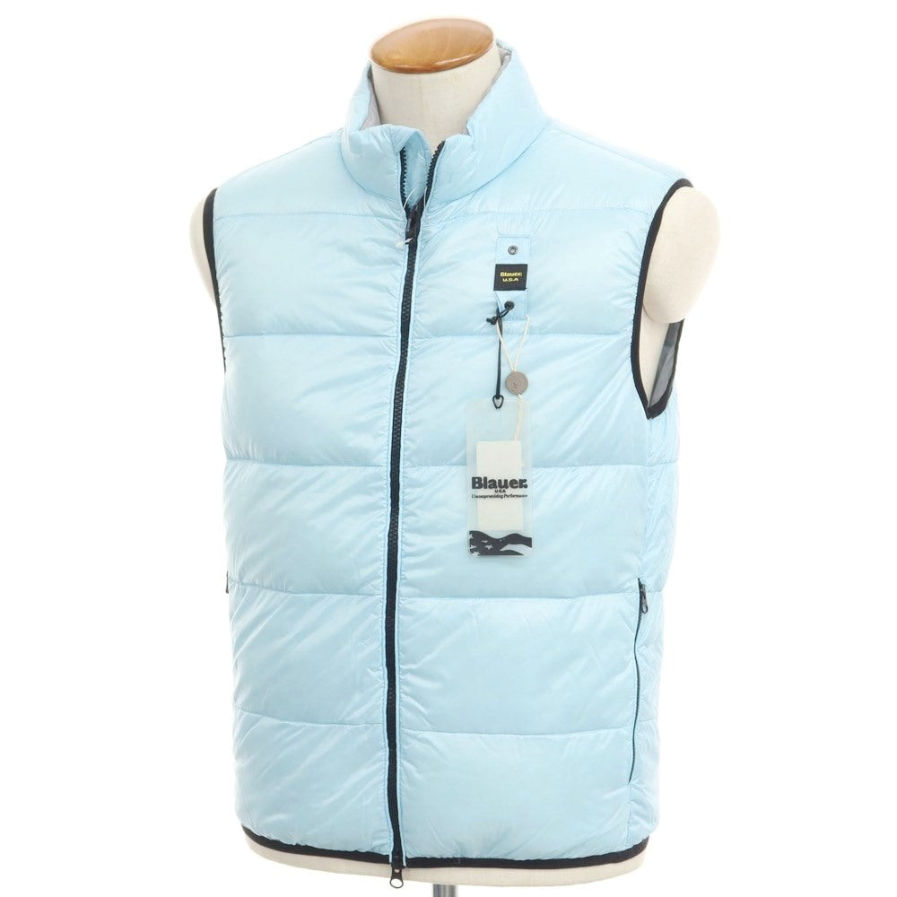 [Used] [Unused] Blauer Nylon Down Vest, Light Blue [Size L] [BLU] [A/W] [Condition Rank S] [Men&