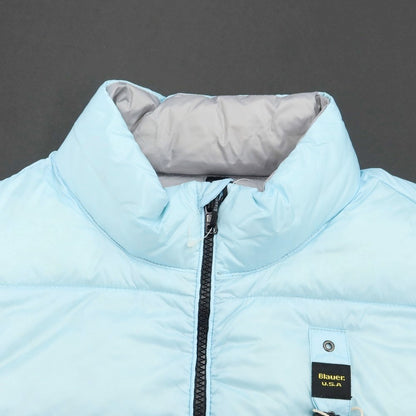 [Used] [Unused] Blauer Nylon Down Vest, Light Blue [Size L] [BLU] [A/W] [Condition Rank S] [Men&