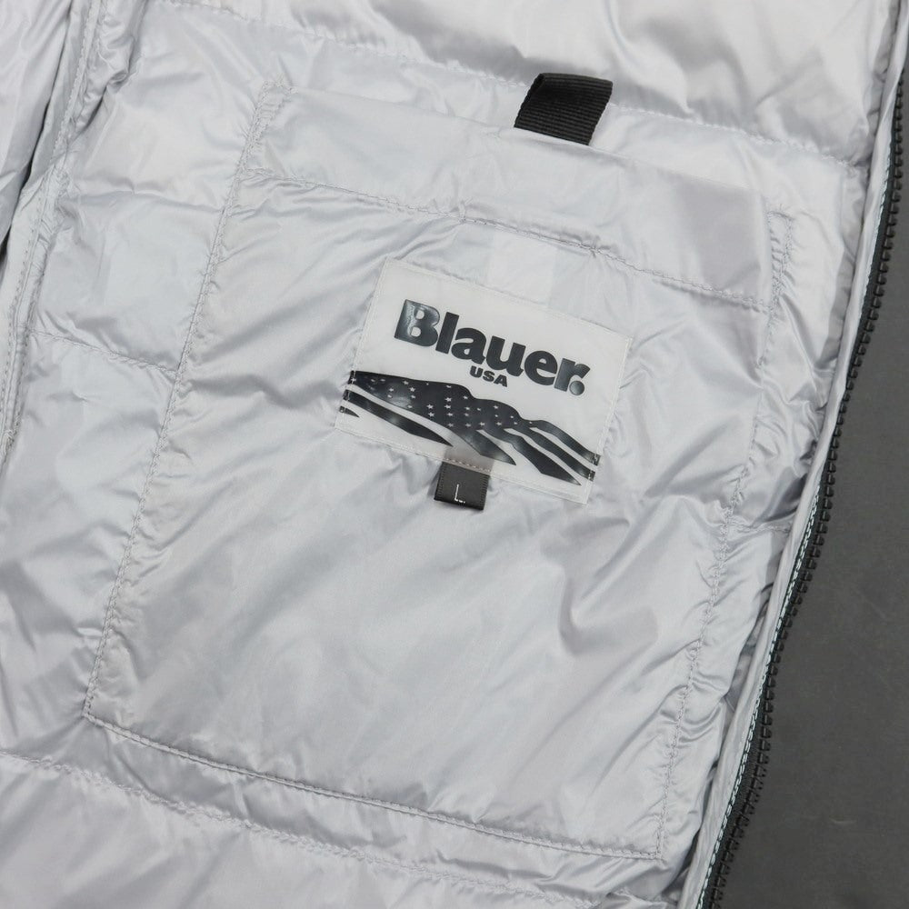 [Used] [Unused] Blauer Nylon Down Vest, Light Blue [Size L] [BLU] [A/W] [Condition Rank S] [Men&