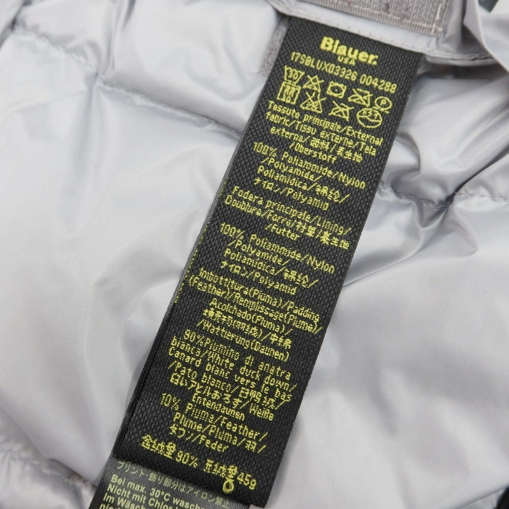 [Used] [Unused] Blauer Nylon Down Vest, Light Blue [Size L] [BLU] [A/W] [Condition Rank S] [Men&