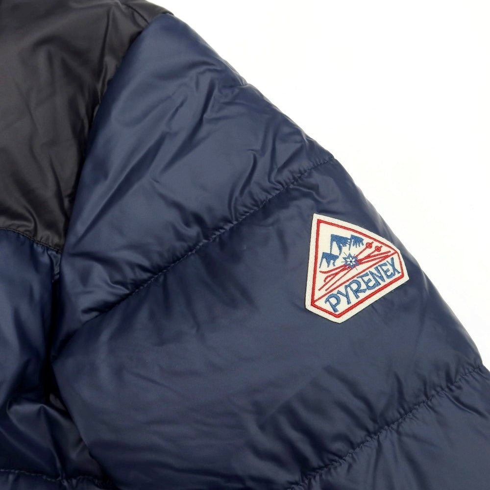 [Used] [Unused] Pyrenex Nylon Down Jacket Navy x Black [Size L] [NVY] [A/W] [Condition Rank S] [Men&