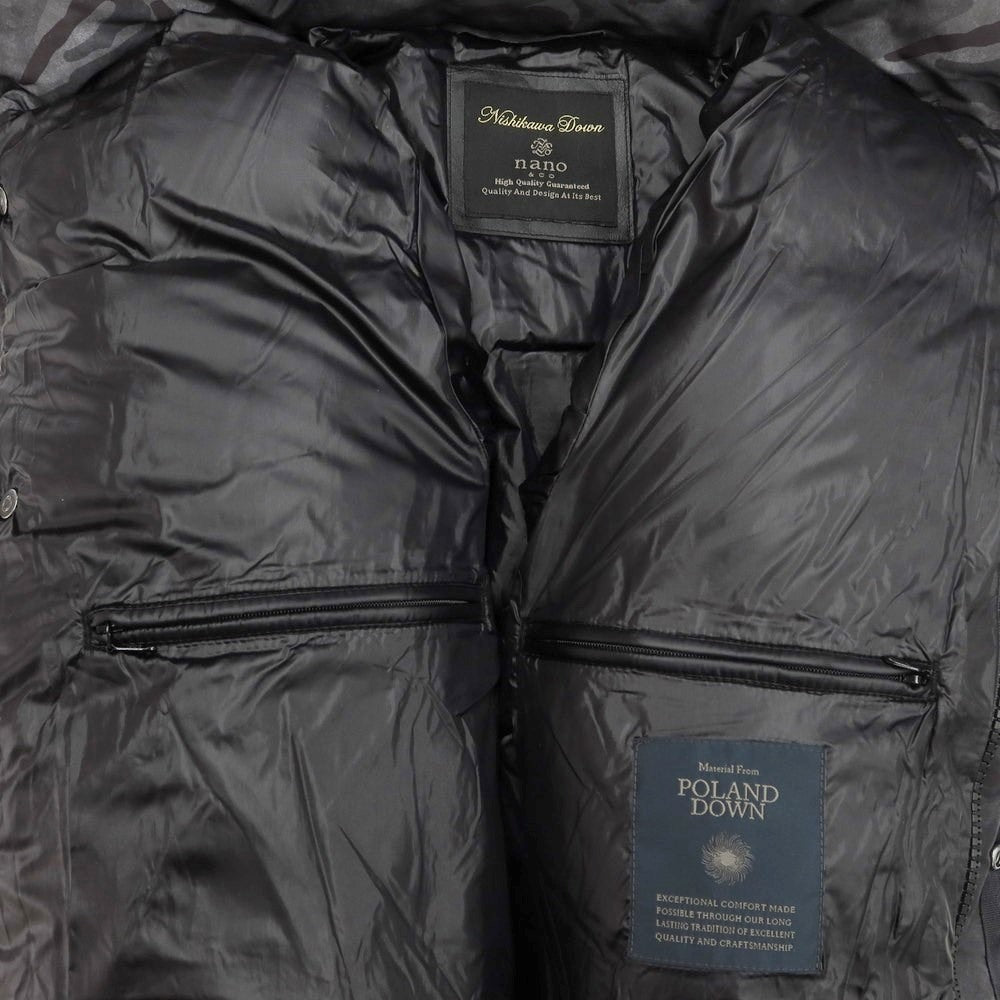 [Used] [Unused] Nano Universe x Nishikawa Down Camouflage Pattern Down Jacket Dark Gray [Size L] [GRY] [A/W] [Condition Rank S] [Men&
