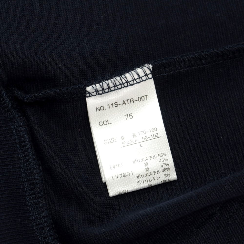 [Used] [Unused] Admiral Polyester Cotton Zip-up Hoodie Dark Navy [Size L] [NVY] [S/S] [Condition Rank S] [Men&