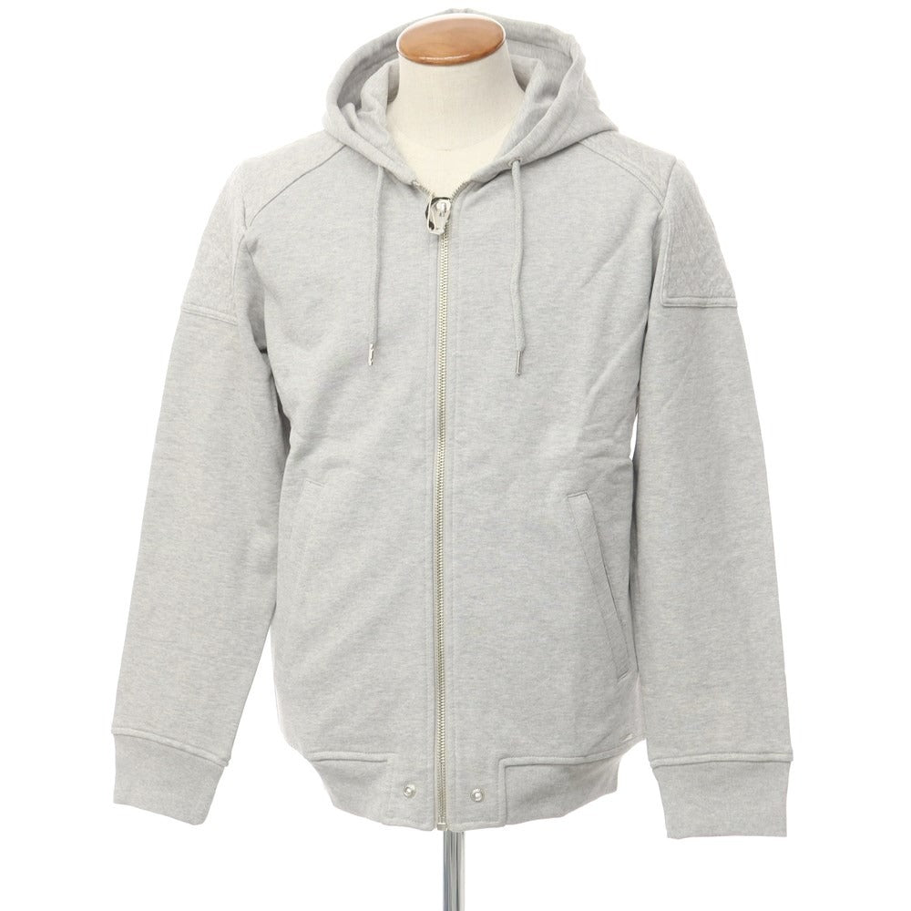 【中古】【未使用】ディーゼル DIESEL コットン ジップアップ パーカー ライトグレー【サイズM】【GRY】【S/S】【状態ランクS】【メンズ】【768877】