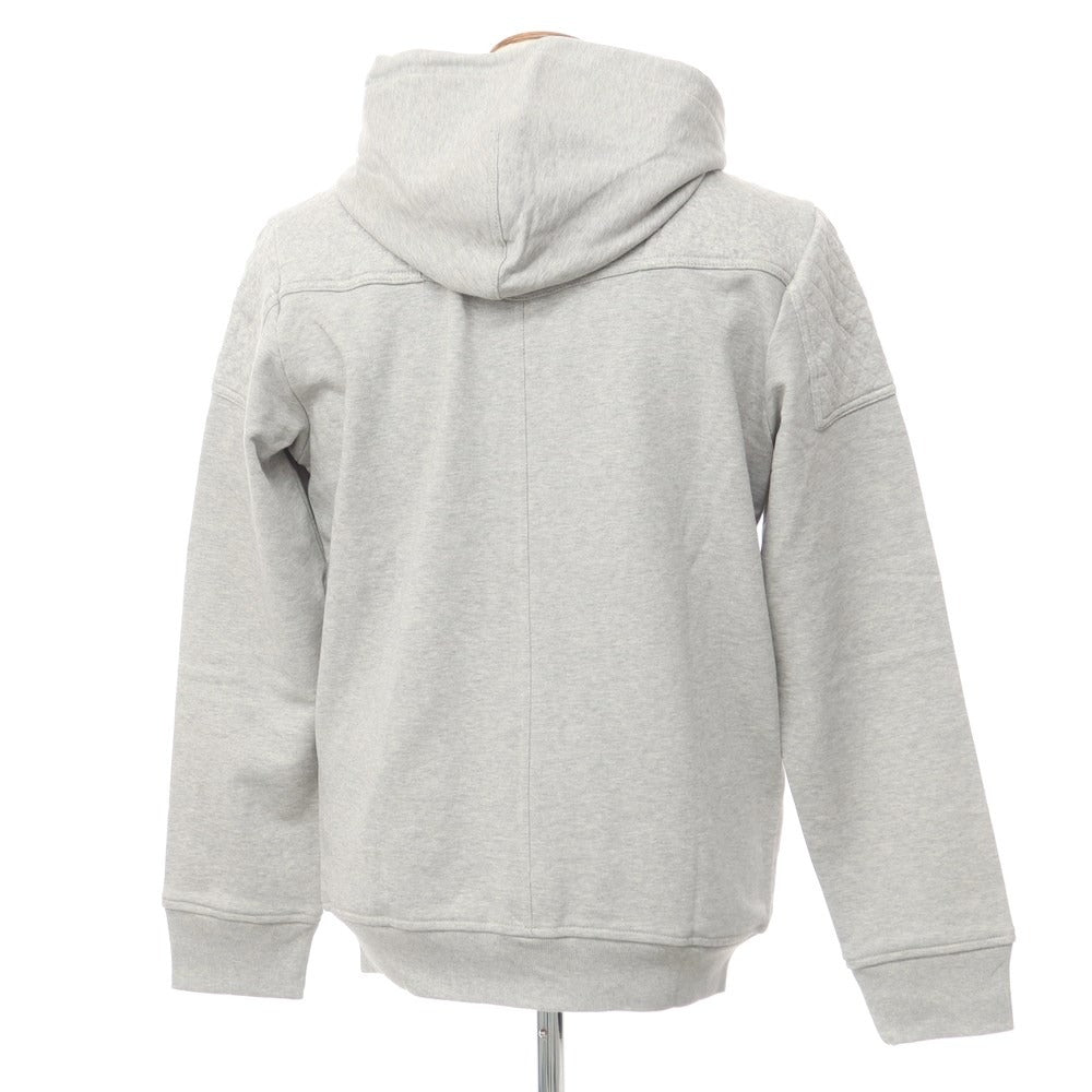 【中古】【未使用】ディーゼル DIESEL コットン ジップアップ パーカー ライトグレー【サイズM】【GRY】【S/S】【状態ランクS】【メンズ】【768877】