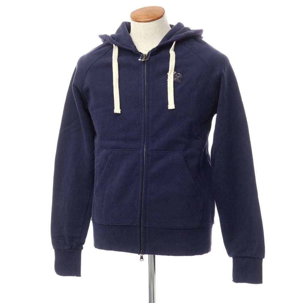 【中古】【未使用】アトランティックスターズ Atlantic STARS コットン ジップアップ パーカー ネイビー【サイズM】【NVY】【A/W】【状態ランクS】【メンズ】【768876】