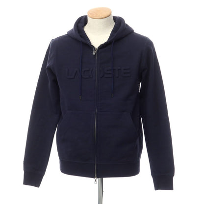 [Used] [Unused] LACOSTE Cotton Zip-up Hoodie Navy [Size 3] [NVY] [S/S] [Condition Rank S] [Men&