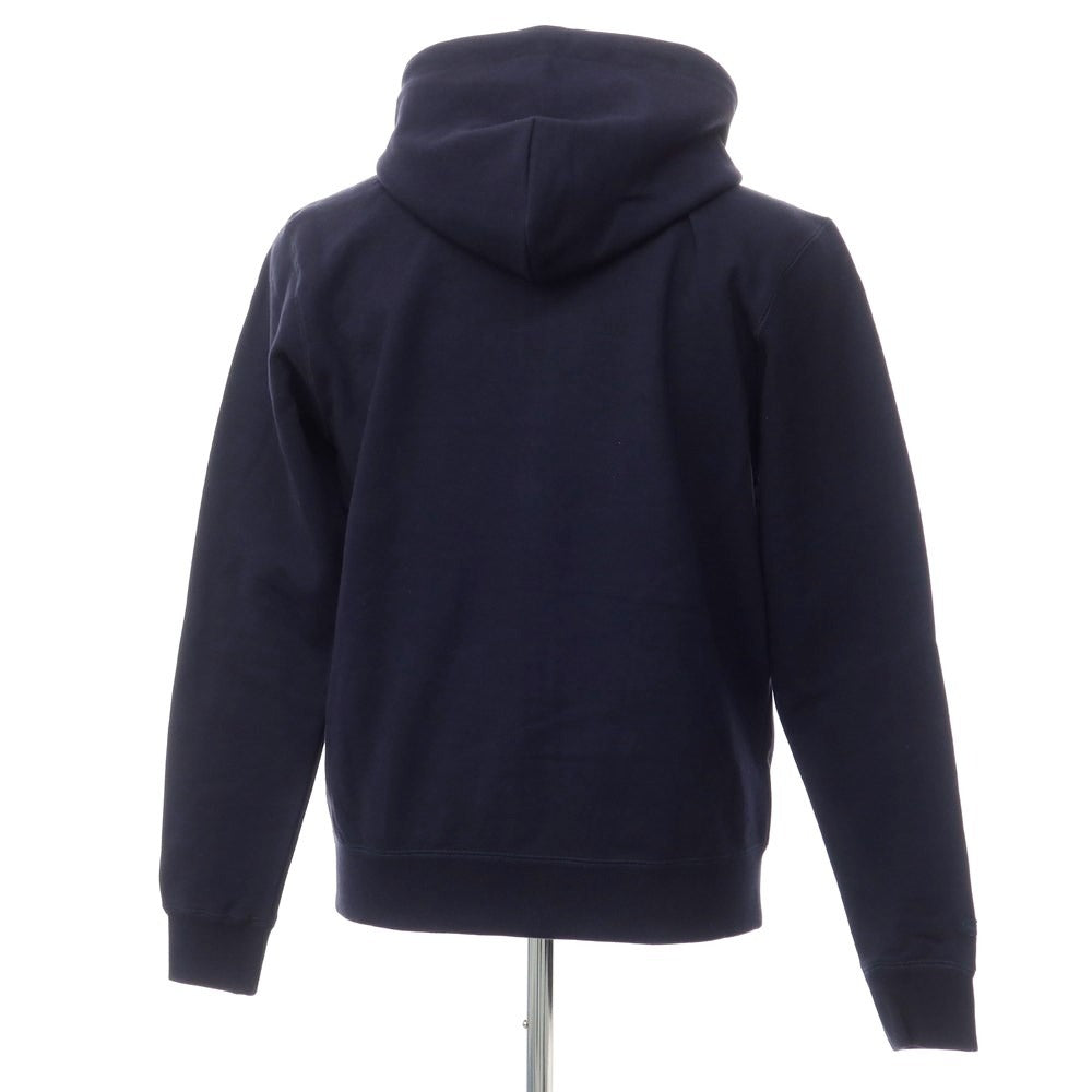 【中古】【未使用】ラコステ LACOSTE コットン ジップアップ パーカー ネイビー【サイズ3】【NVY】【S/S】【状態ランクS】【メンズ】【768876】