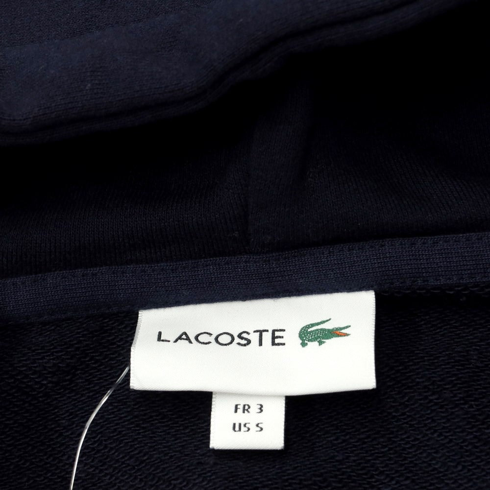 [Used] [Unused] LACOSTE Cotton Zip-up Hoodie Navy [Size 3] [NVY] [S/S] [Condition Rank S] [Men&