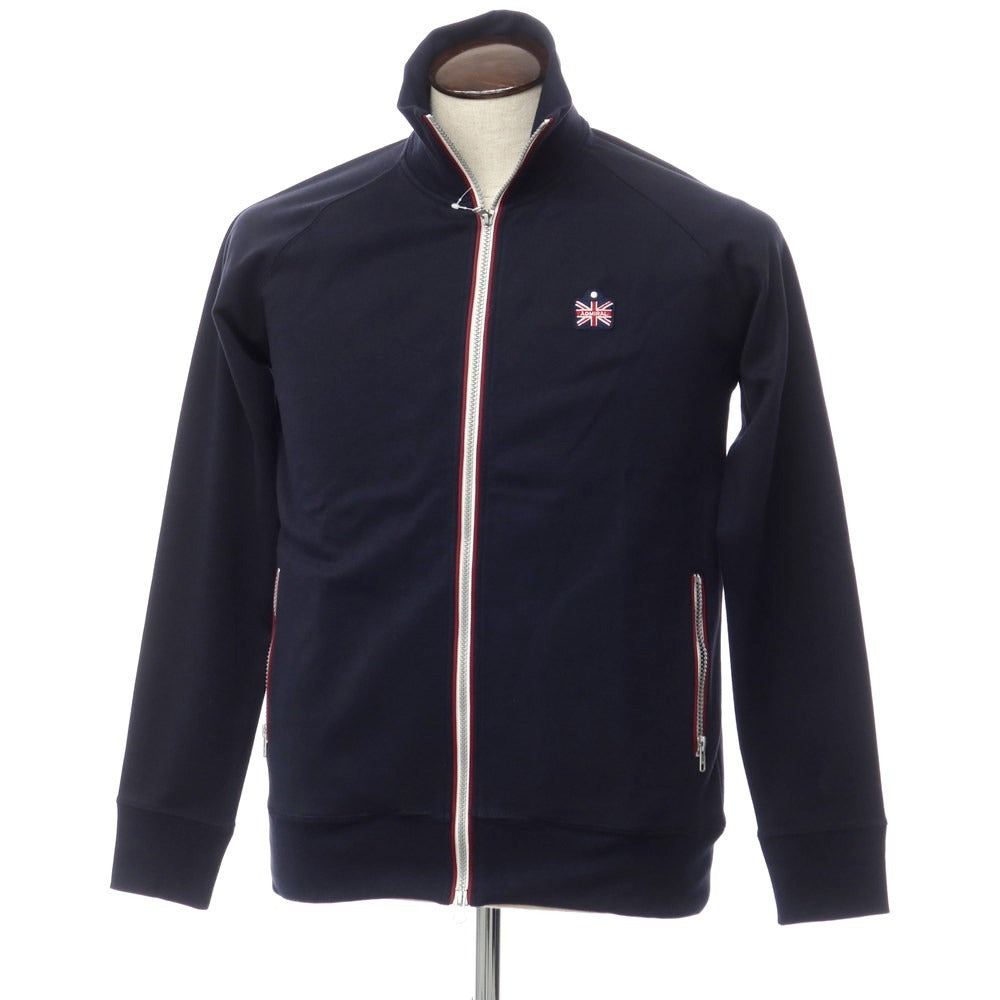 【中古】【未使用】アドミラル Admiral ポリエステルコットン ジップアップ ジャージ ネイビー【サイズL】【NVY】【S/S】【状態ランクS】【メンズ】【768876】