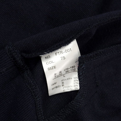 [Used] [Unused] Admiral Polyester Cotton Zip-up Jersey Navy [Size L] [NVY] [S/S] [Condition Rank S] [Men&