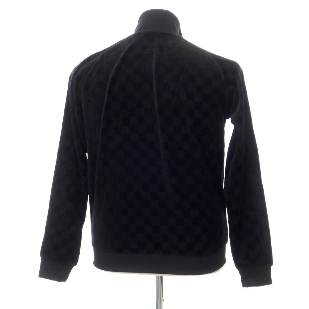 【中古】【未使用】フレッドペリー FRED PERRY ベロア コットンポリエステル ジャージ トラックジャケット ブラック【サイズL】【BLK】【A/W】【状態ランクS】【メンズ】【768876】