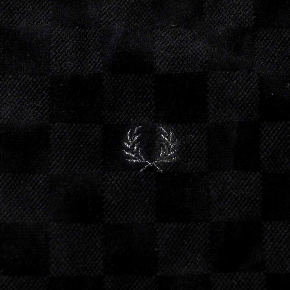 [Used] [Unused] Fred Perry Velour Cotton Polyester Jersey Track Jacket Black [Size L] [BLK] [A/W] [Condition Rank S] [Men&