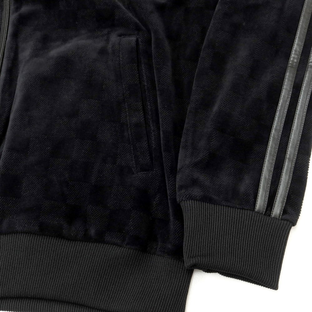 [Used] [Unused] Fred Perry Velour Cotton Polyester Jersey Track Jacket Black [Size L] [BLK] [A/W] [Condition Rank S] [Men&