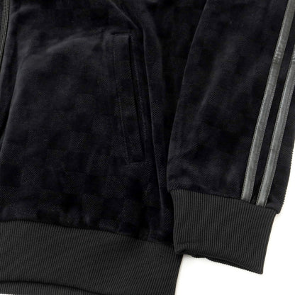 [Used] [Unused] Fred Perry Velour Cotton Polyester Jersey Track Jacket Black [Size L] [BLK] [A/W] [Condition Rank S] [Men&