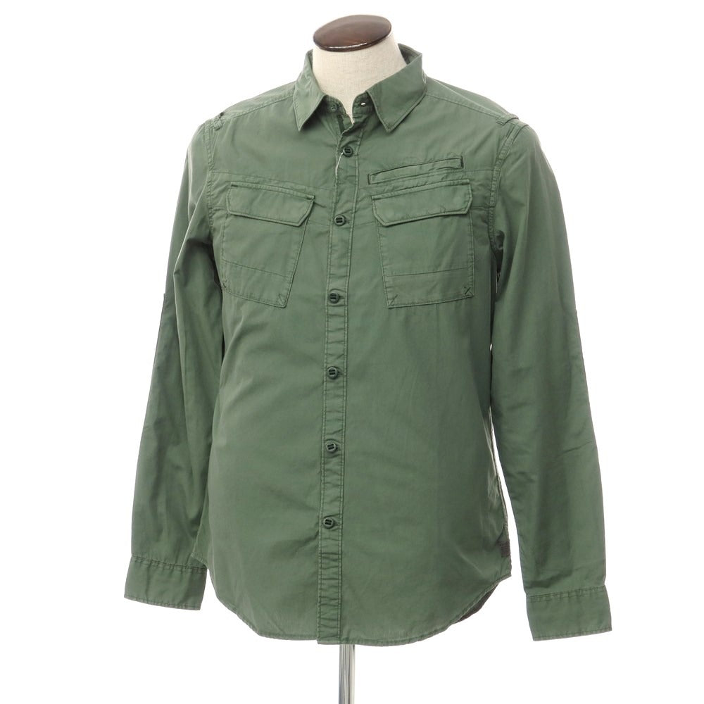 [Used] [Unused] G-STAR RAW Cotton Casual Shirt Green [Size L] [GRN] [S/S/A/W] [Condition Rank S] [Men&