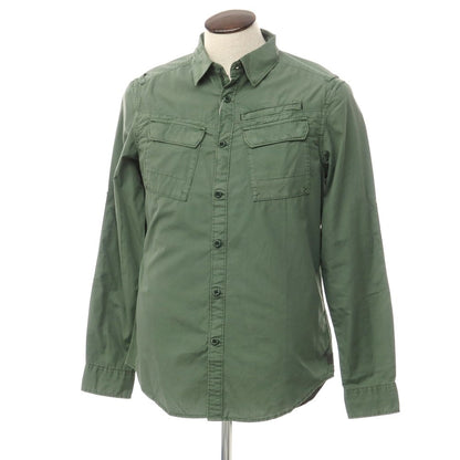 [Used] [Unused] G-STAR RAW Cotton Casual Shirt Green [Size L] [GRN] [S/S/A/W] [Condition Rank S] [Men&